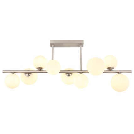 Globo - Lámpara colgante LED 9xG9/3W/230V cromo mate