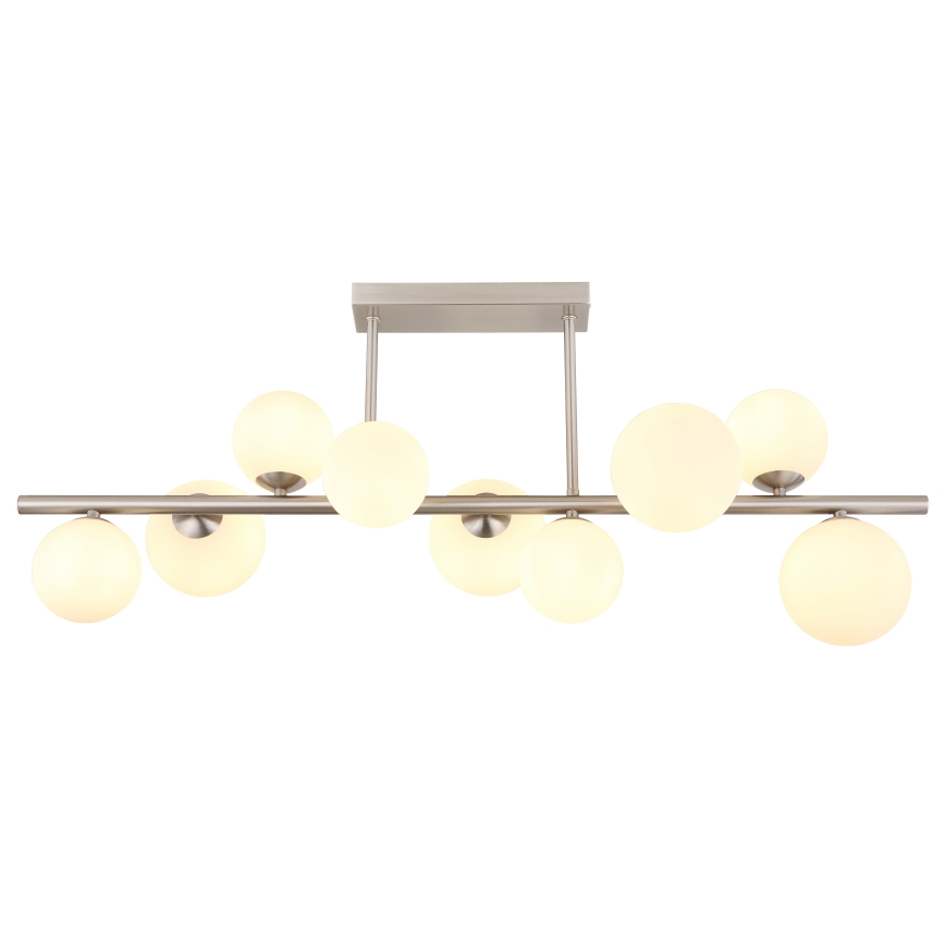 Globo - Lámpara colgante LED 9xG9/3W/230V cromo mate