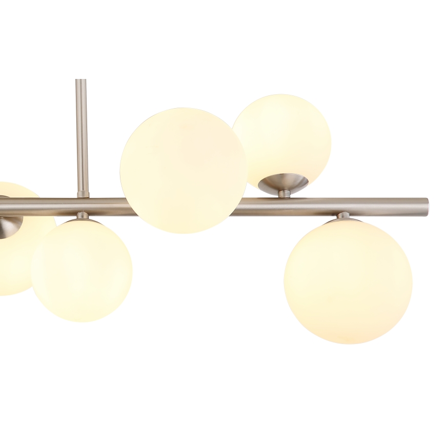Globo - Lámpara colgante LED 9xG9/3W/230V cromo mate