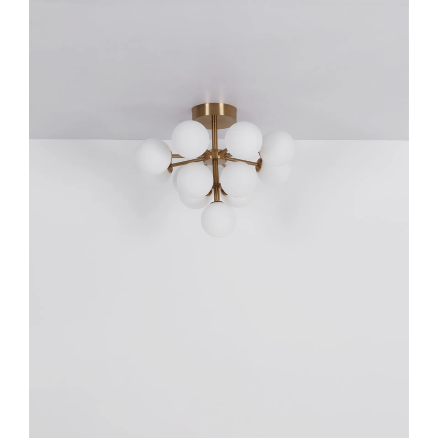 Globo - Lámpara de techo 13xG9/5W/230V diá. 56 cm dorado