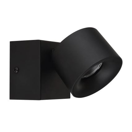 Globo - Foco LED de pared LED/6W/230V negro