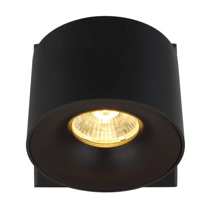 Globo - Foco LED de pared LED/6W/230V negro