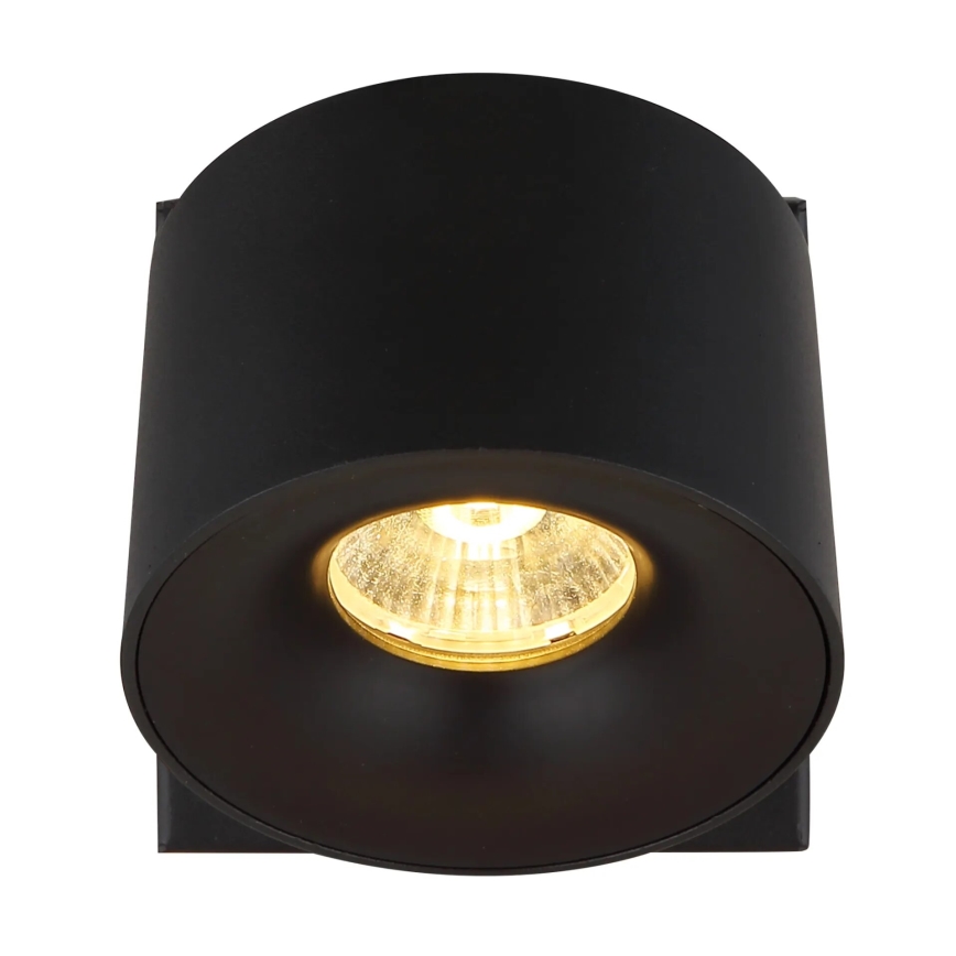 Globo - Foco LED de pared LED/6W/230V negro