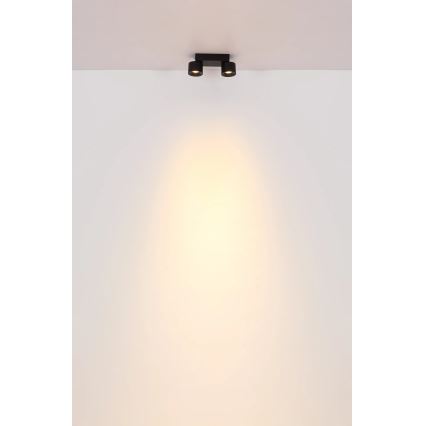 Globo - Foco LED 2xLED/6W/230V negro