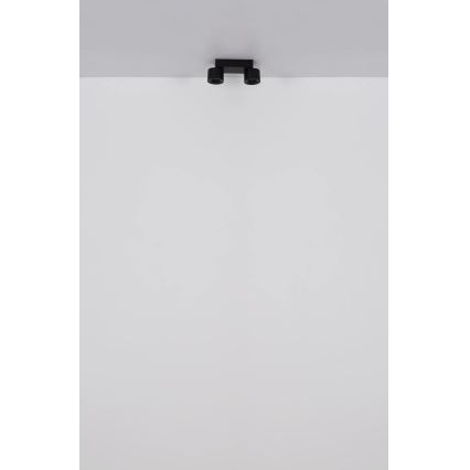 Globo - Foco LED 2xLED/6W/230V negro