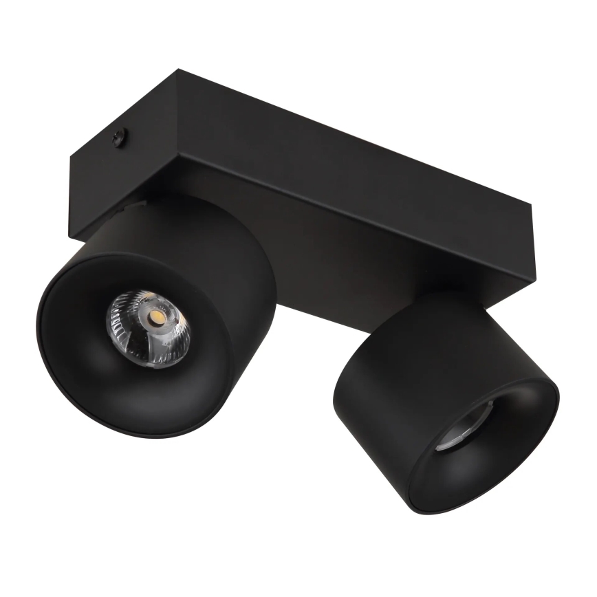 Globo - Foco LED 2xLED/6W/230V negro