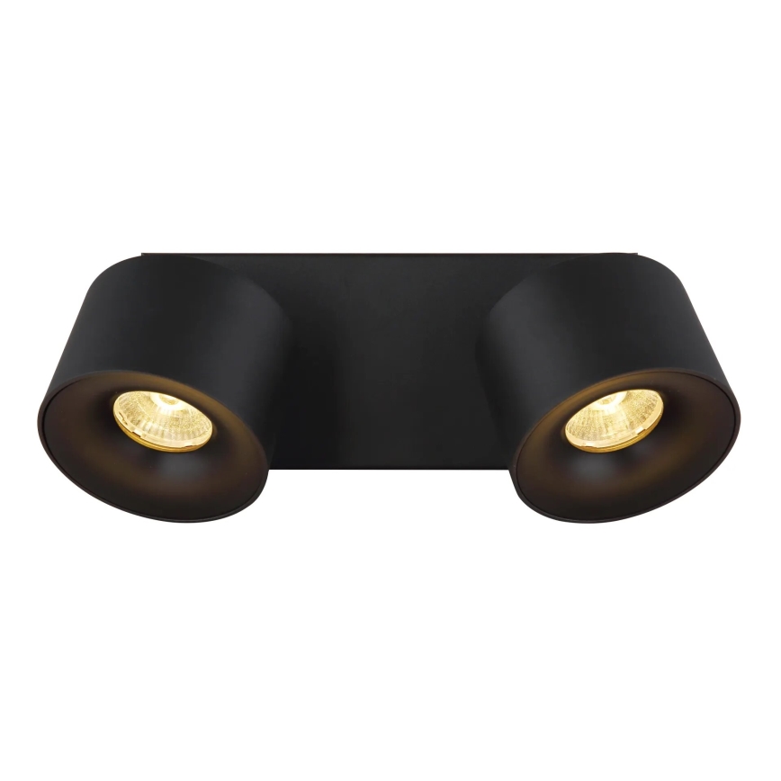 Globo - Foco LED 2xLED/6W/230V negro