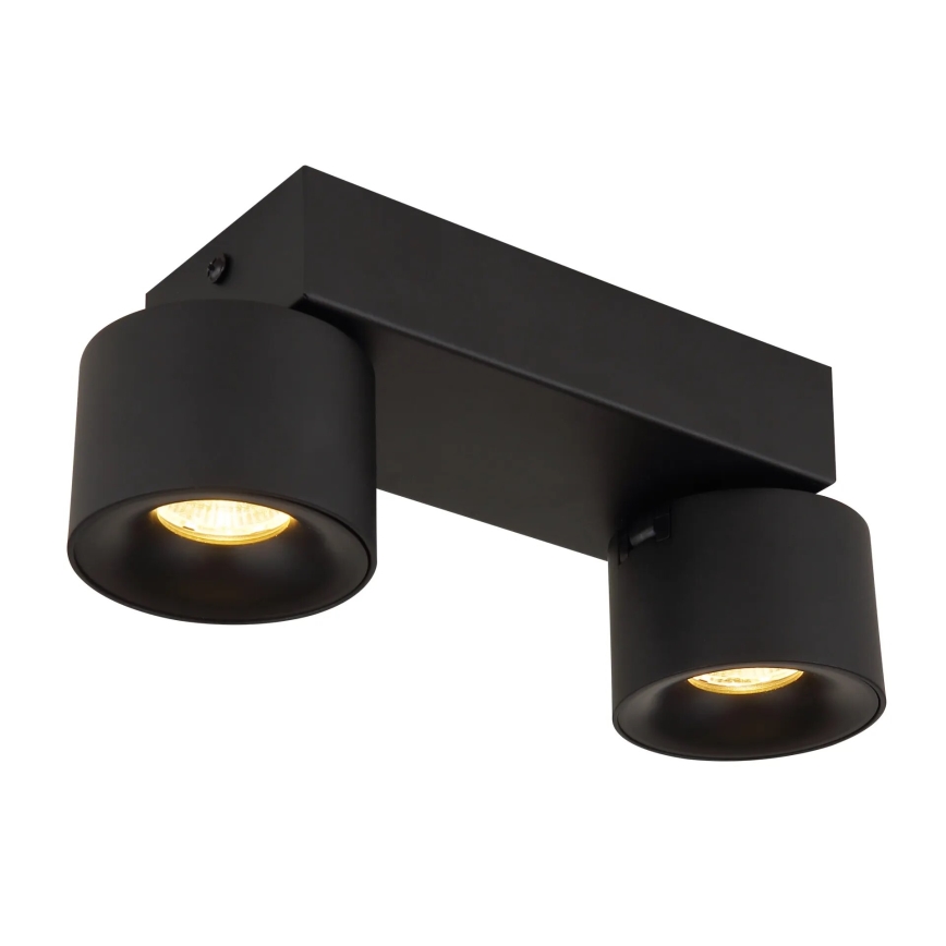 Globo - Foco LED 2xLED/6W/230V negro