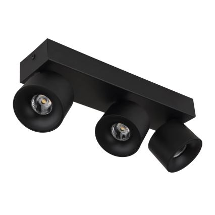 Globo - Foco LED 3xLED/6W/230V negro