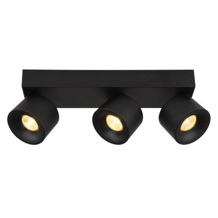 Globo - Foco LED 3xLED/6W/230V negro