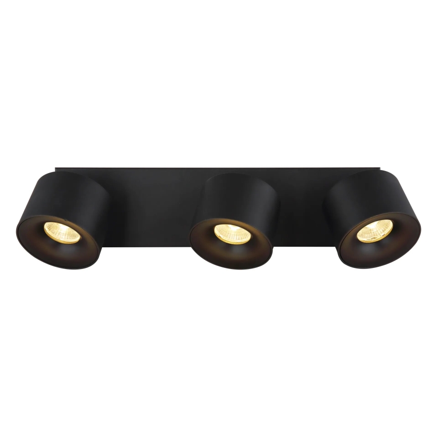 Globo - Foco LED 3xLED/6W/230V negro