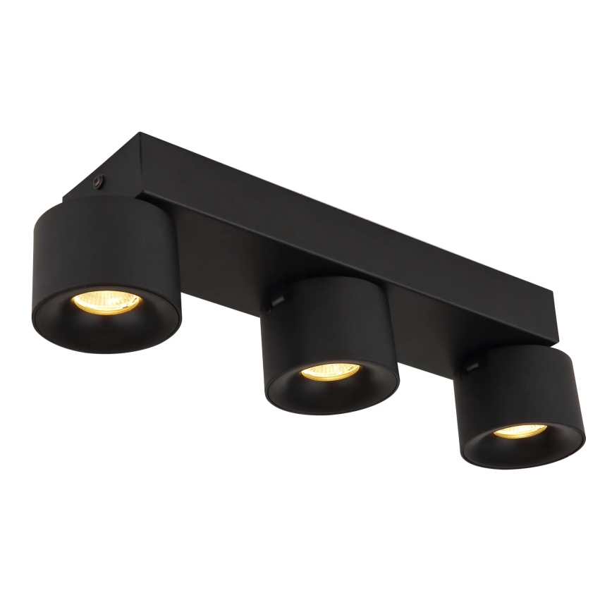 Globo - Foco LED 3xLED/6W/230V negro