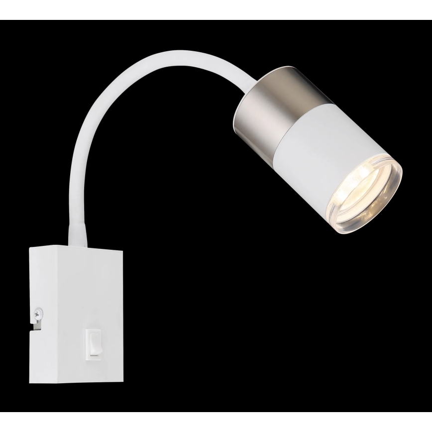 Globo - Foco de pared 1xGU10/25W/230V blanco/cromo mate