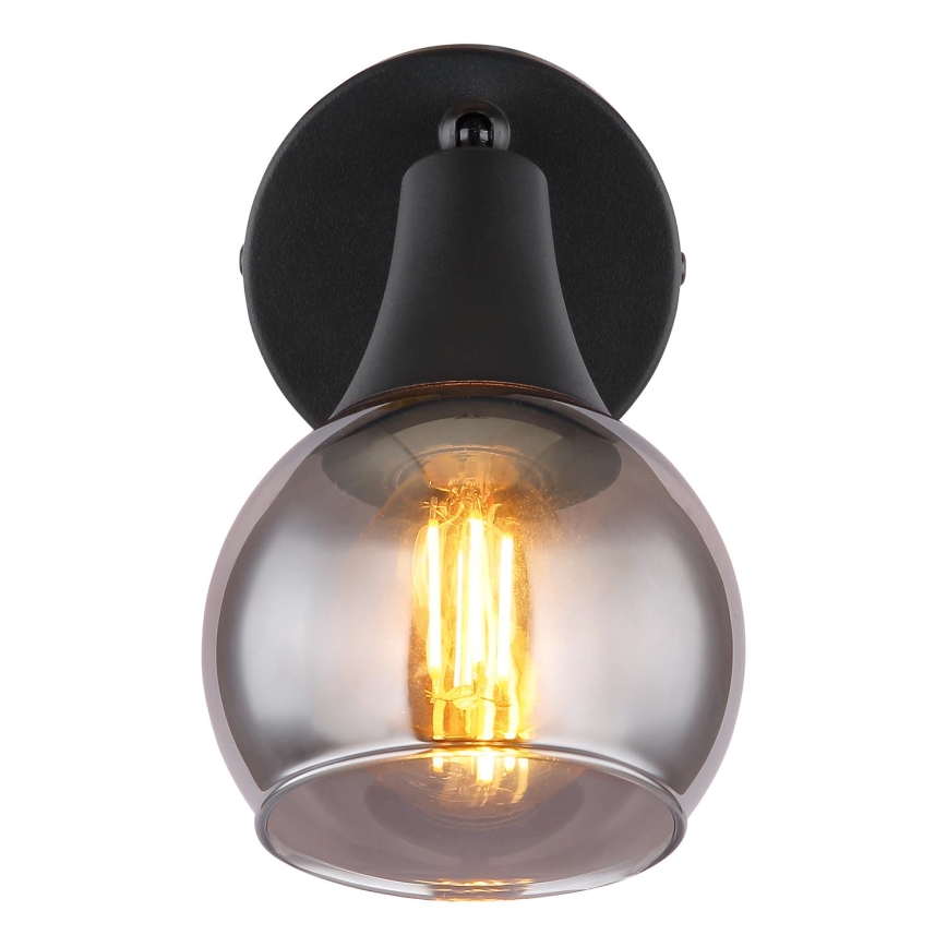 Globo - Foco de pared 1xE14/40W/230V negro