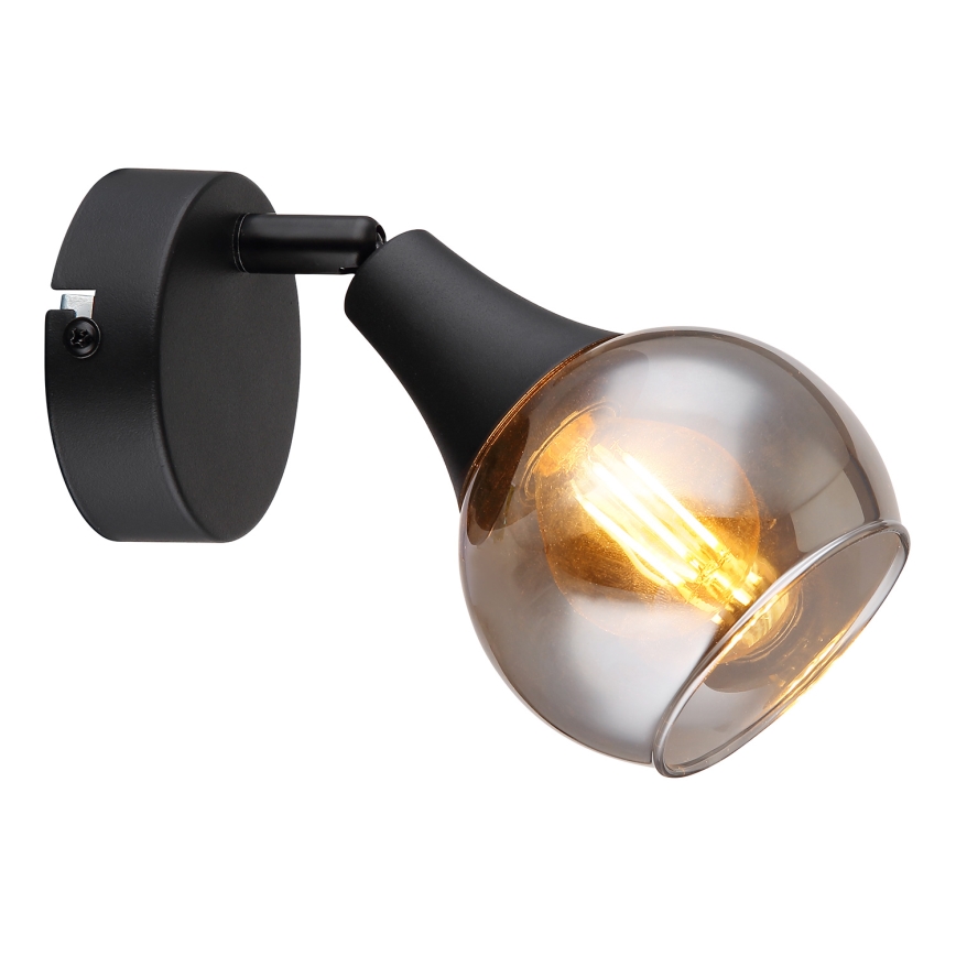 Globo - Foco de pared 1xE14/40W/230V negro