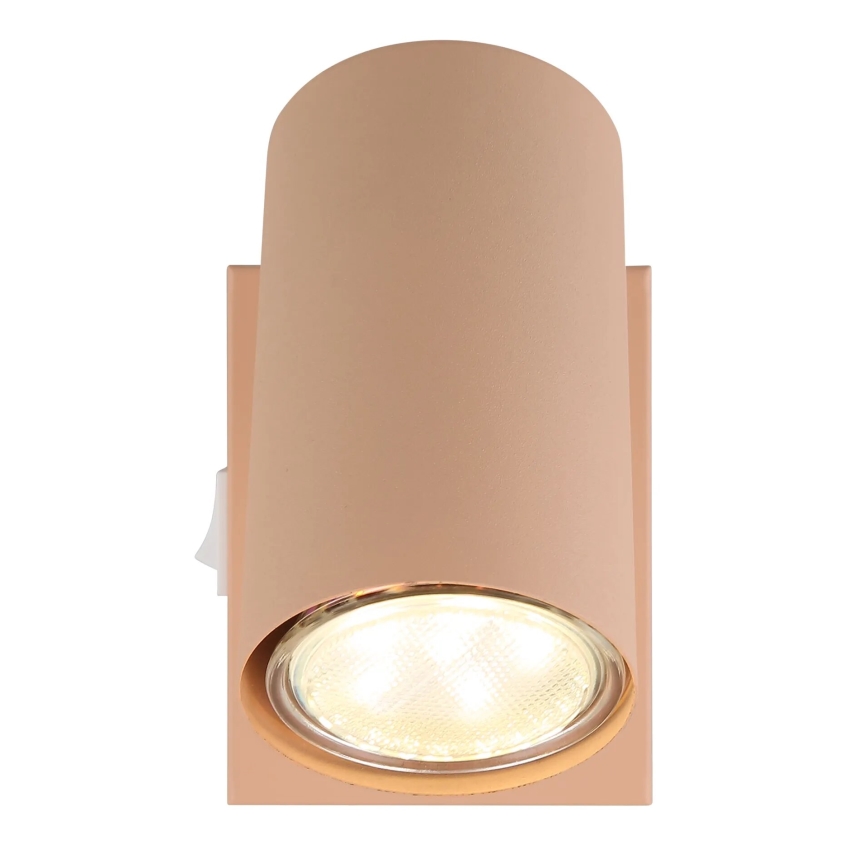 Globo - Foco de pared 1xGU10/25W/230V naranja