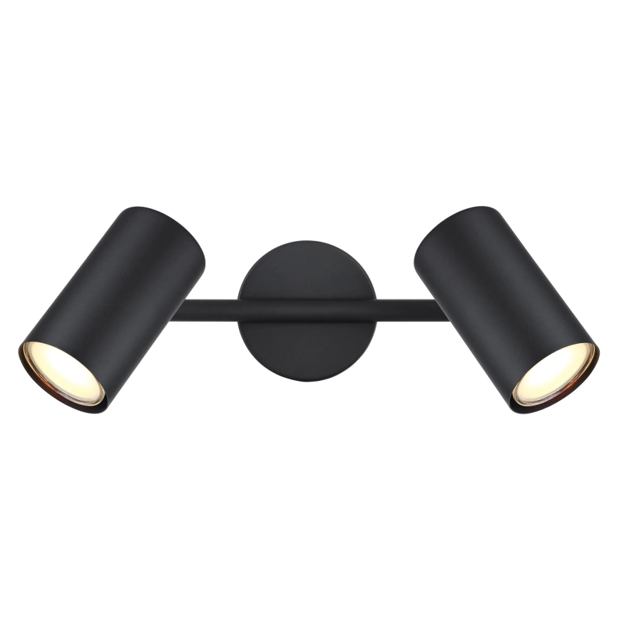 Globo - Foco 2xGU10/25W/230V negro