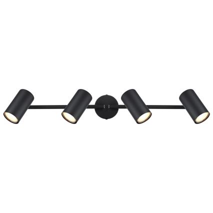 Globo - Foco 4xGU10/25W/230V negro