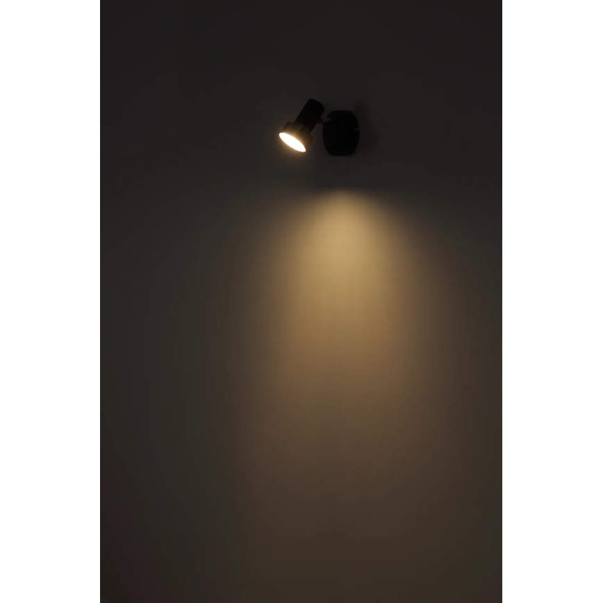 Globo - Foco de pared 1xGU10/25W/230V negro/plata