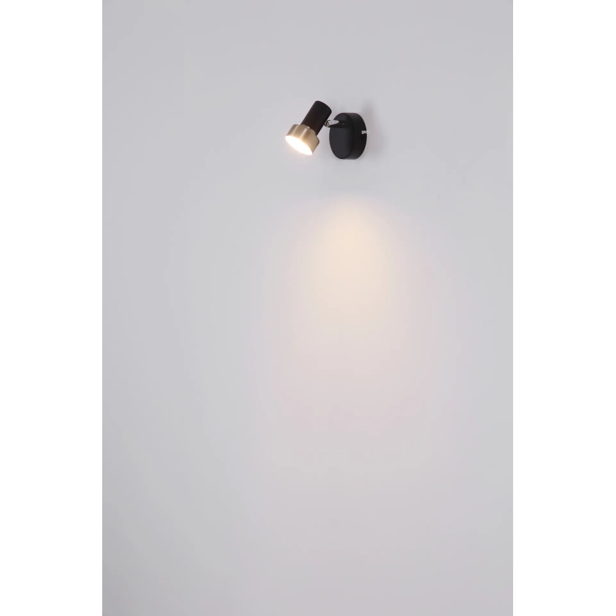 Globo - Foco de pared 1xGU10/25W/230V negro/plata