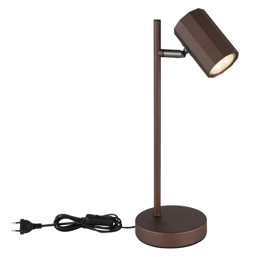 Globo - Lámpara de mesa 1xGU10/5W/230V marrón