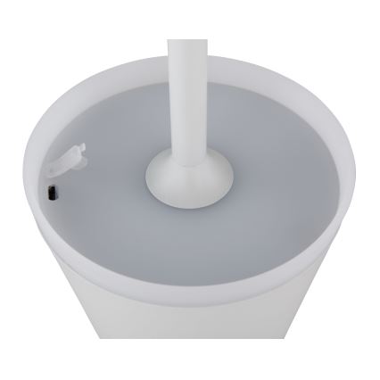 Globo - LED Lámpara de mesa táctil recargable y regulable LED/4,6W/230V 1800 mAh USB IP54 blanco