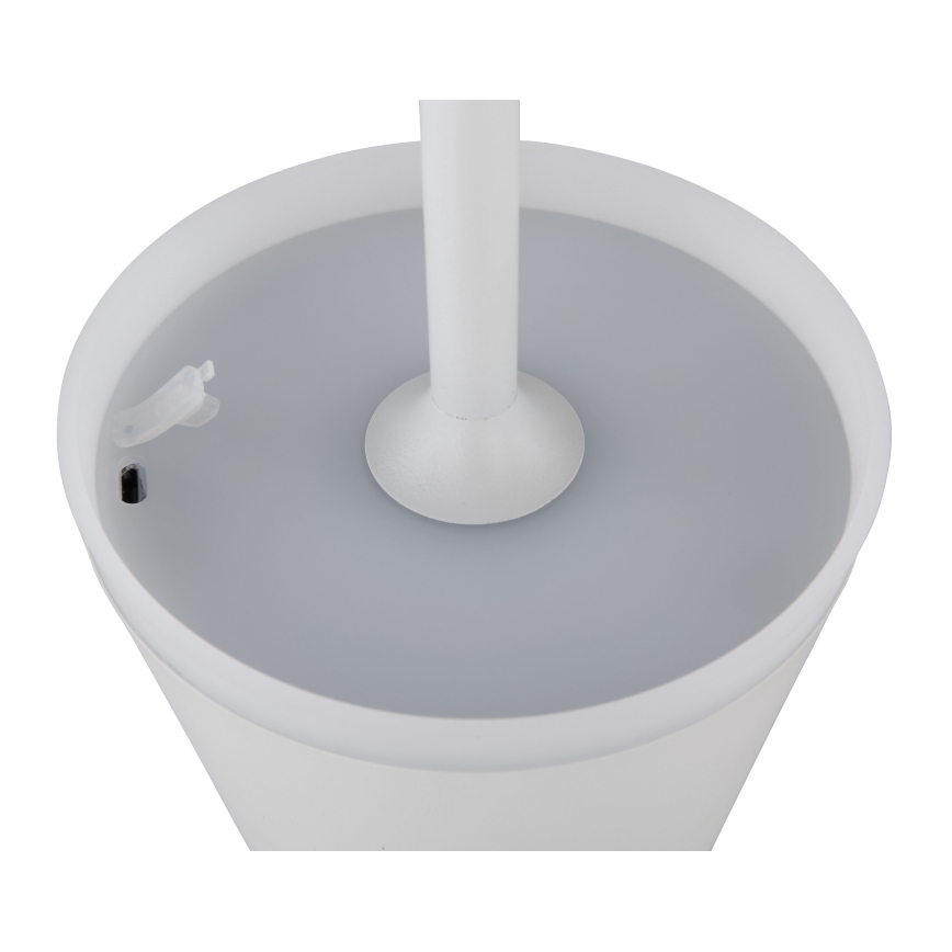 Globo - LED Lámpara de mesa táctil recargable y regulable LED/4,6W/230V 1800 mAh USB IP54 blanco