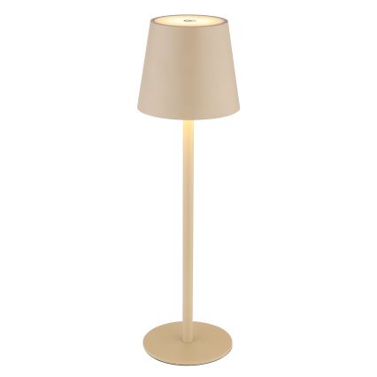 Globo 58438S - Lámpara de exterior LED táctil regulable VANNIE LED/3W/3,7V IP44 beige