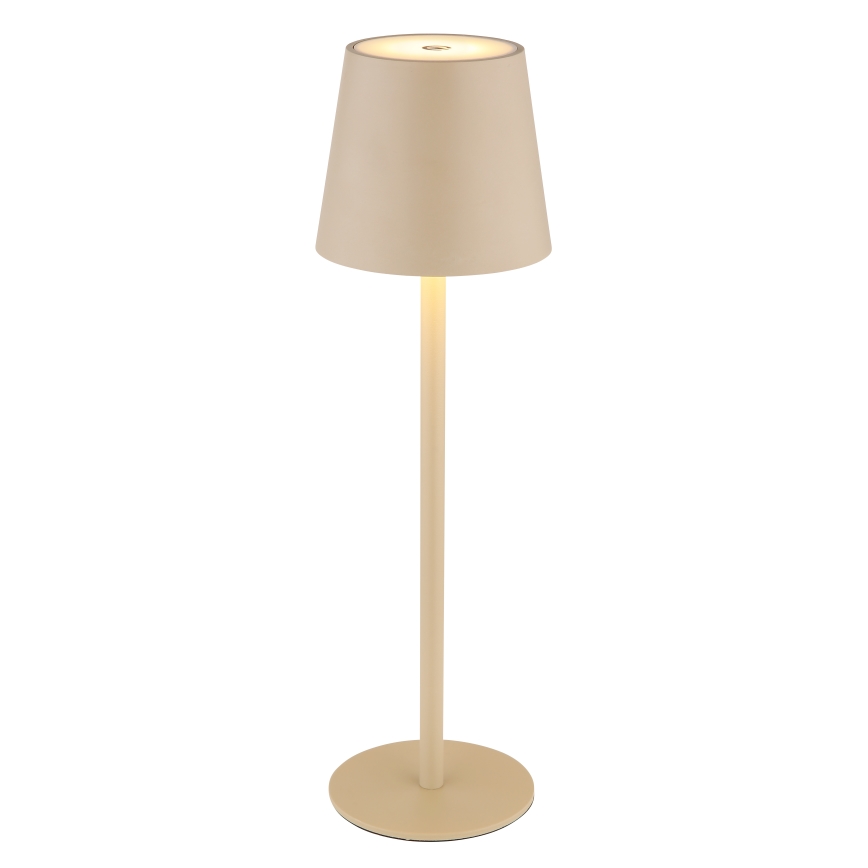Globo 58438S - Lámpara de exterior LED táctil regulable VANNIE LED/3W/3,7V IP44 beige