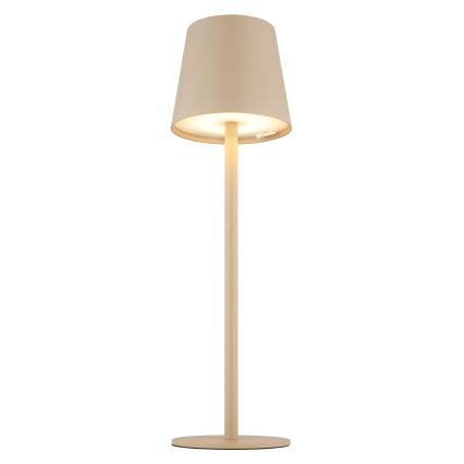 Globo 58438S - Lámpara de exterior LED táctil regulable VANNIE LED/3W/3,7V IP44 beige
