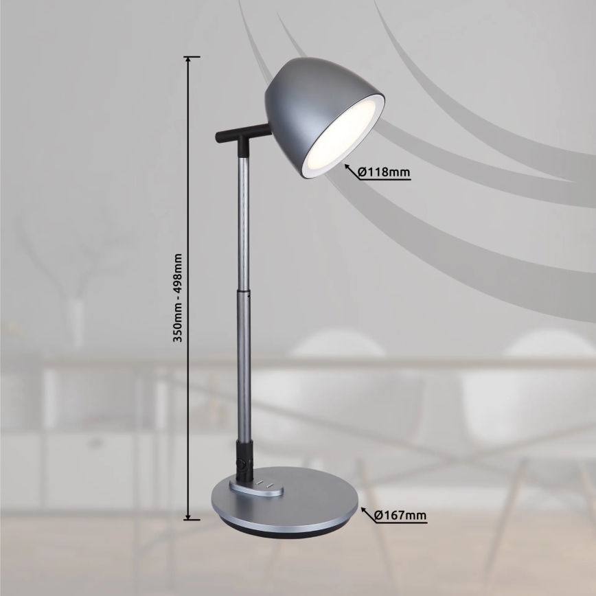 Globo - Lámpara de mesa LED regulable LED/7,5W/230V 3000K/4000K/6500K