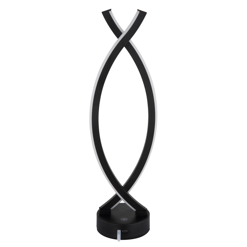 Globo - Lámpara de mesa regulable LED táctil LED/1W/3,7V 3000K 1800 mAh USB negro