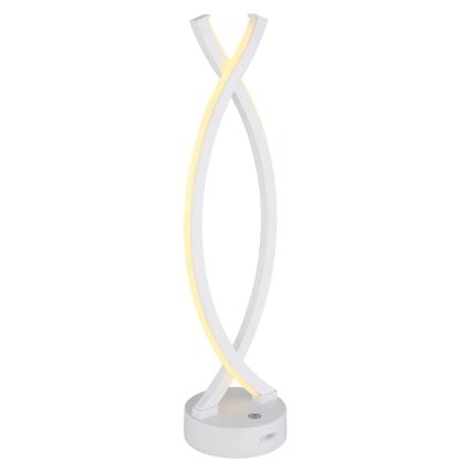 Globo - Lámpara de mesa regulable LED táctil LED/1W/3,7V 3000K 1800 mAh USB blanco