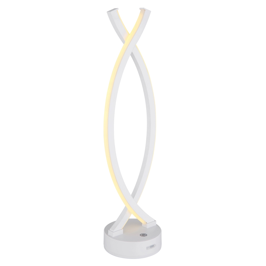 Globo - Lámpara de mesa regulable LED táctil LED/1W/3,7V 3000K 1800 mAh USB blanco