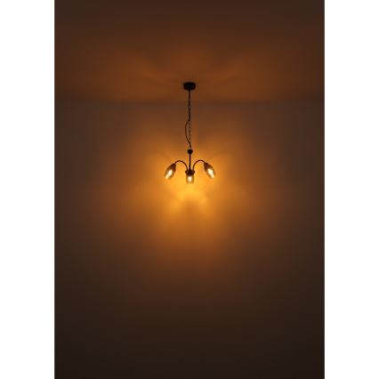 Globo - Lámpara de araña con cadena 3xE14/25W/230V