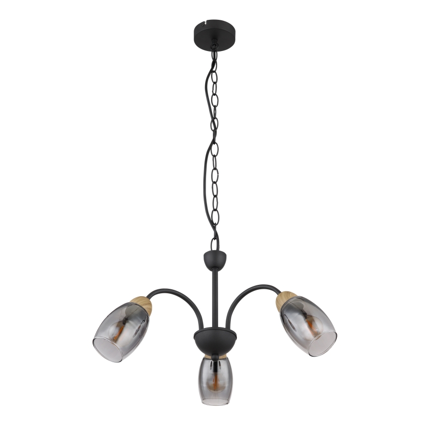 Globo - Lámpara de araña con cadena 3xE14/25W/230V
