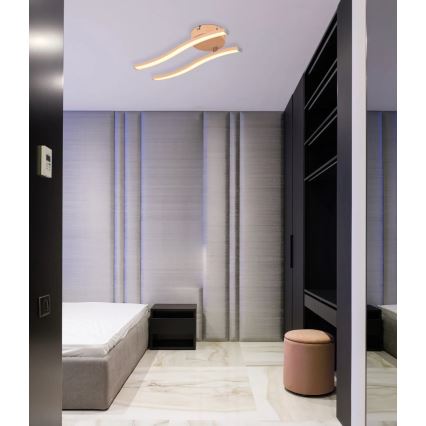 Globo - Lámpara de techo LED LED/12W/230V 3000K naranja