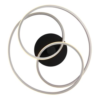Globo - Lámpara de techo LED LED/40W/230V 3000K cromo mate/negro