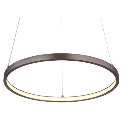 Globo - Lámpara de araña LED en ristra LED/19W/230V marrón