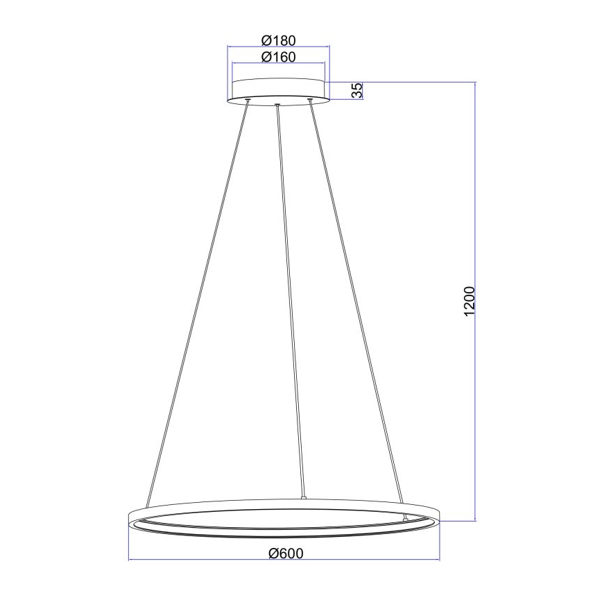 Globo - Lámpara de araña de luces LED LED/29W/230V