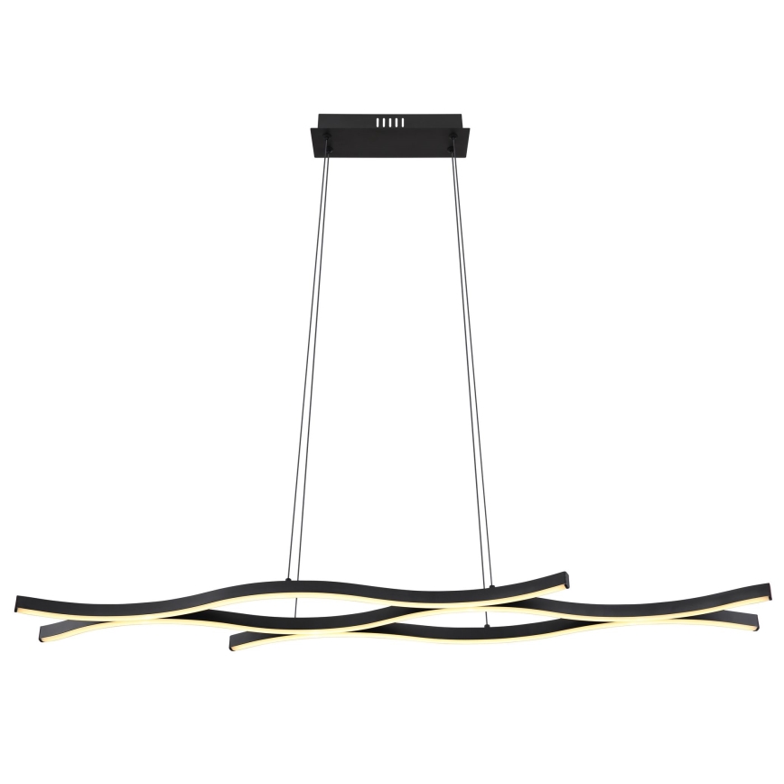 Globo - Lámpara de araña LED en ristra LED/35W/230V negro