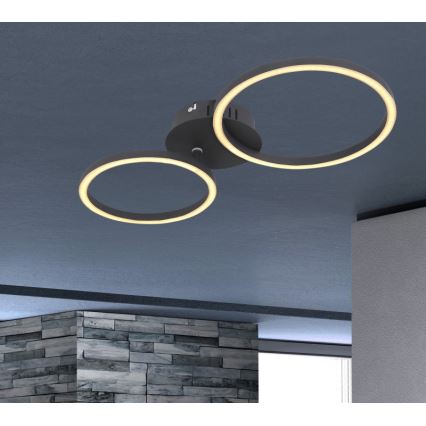 Globo - Lámpara de suspensión LED LED/24W/230V