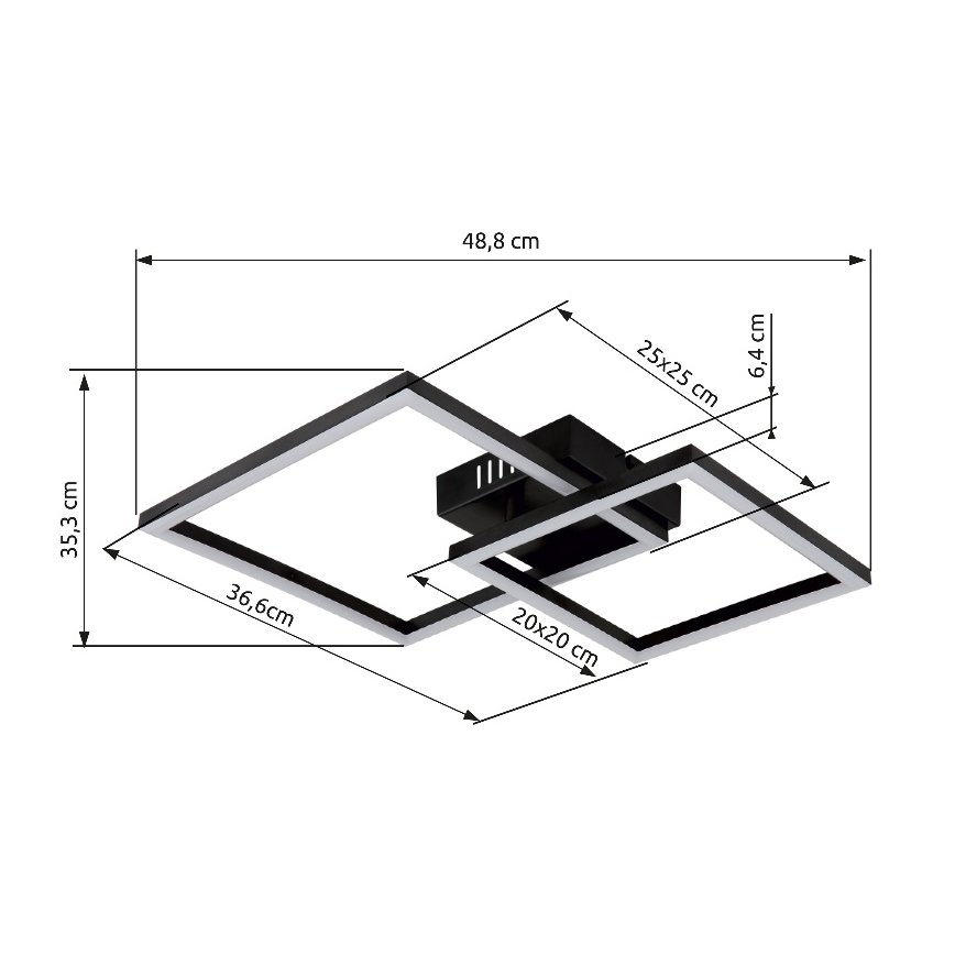 Globo - Plafón LED LED/20W/230V 3000K