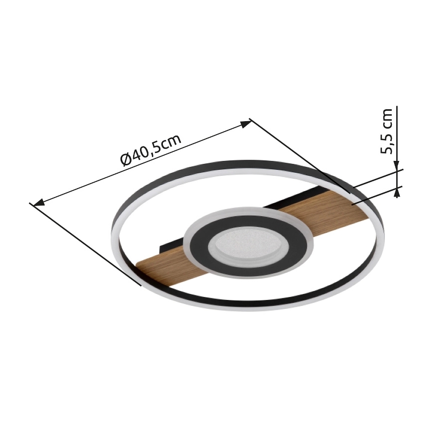 Globo - Plafón LED LED/24W/230V