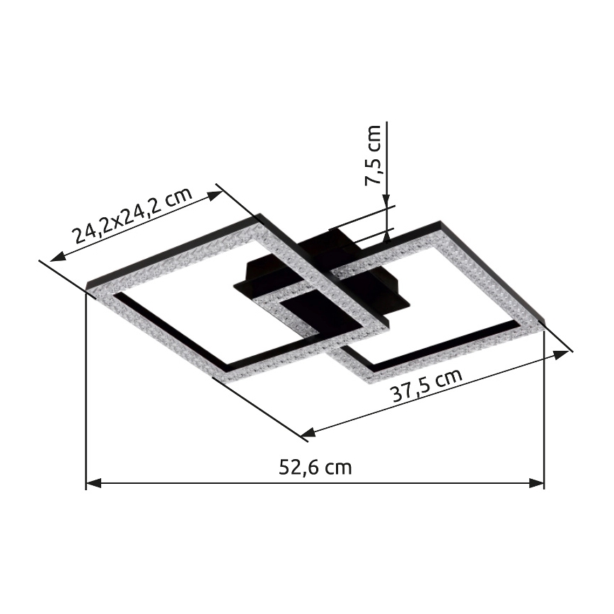 Globo - Plafón LED LED/20W/230V