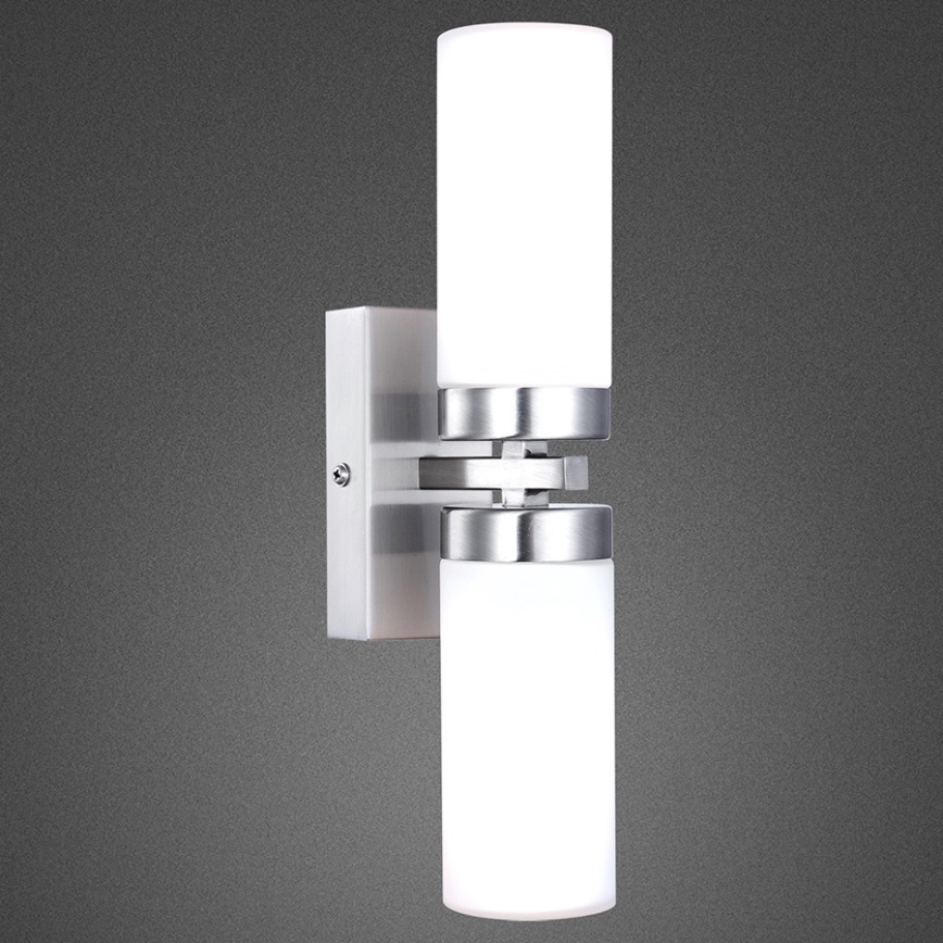 Globo - Aplique de baño 2xE14/40W/230V IP44