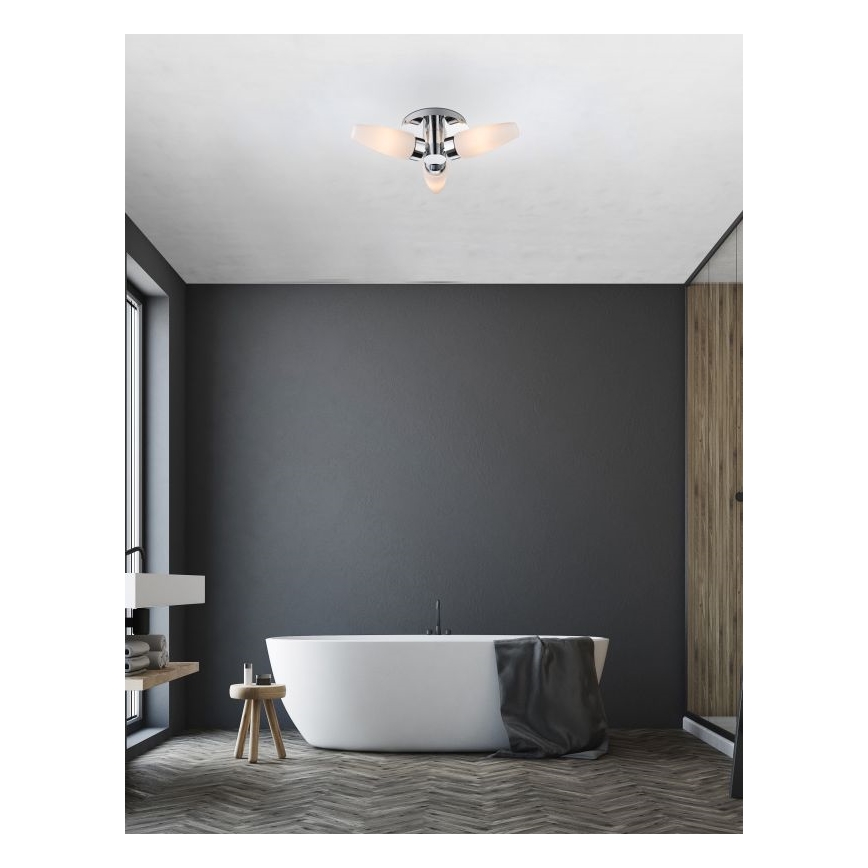 Globo 78160-3D - Foco de baño 3xE14/20W IP44