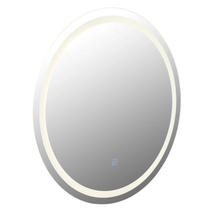 Globo - Espejo de pared LED regulable con retroiluminación LED/10W/230V 4000K d. 55 cm