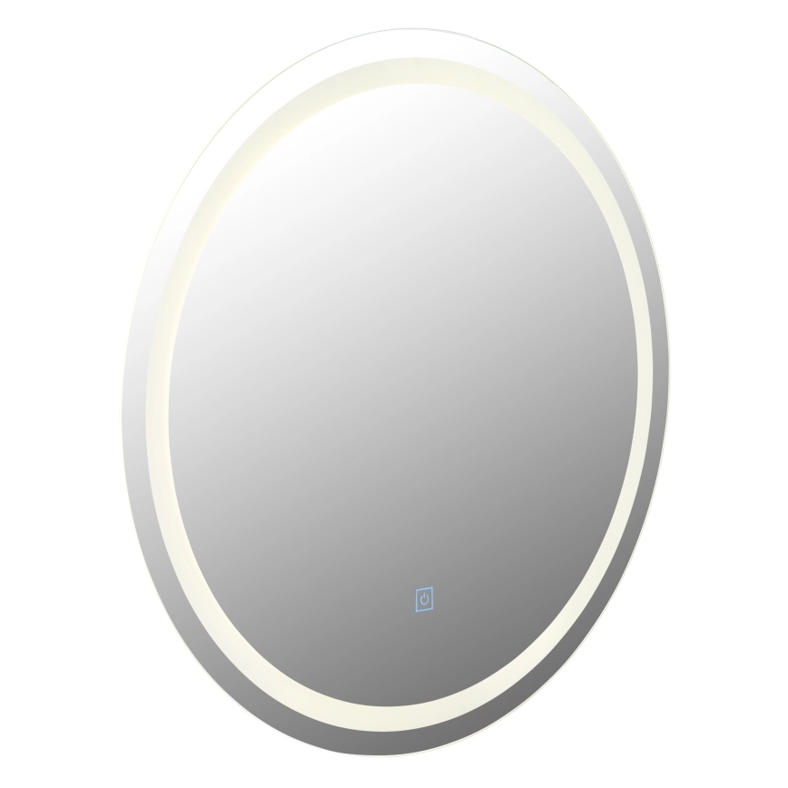 Globo - Espejo de pared LED regulable con retroiluminación LED/10W/230V 4000K d. 55 cm