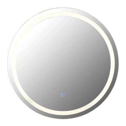 Globo - Espejo de pared LED regulable con retroiluminación LED/10W/230V 4000K d. 55 cm